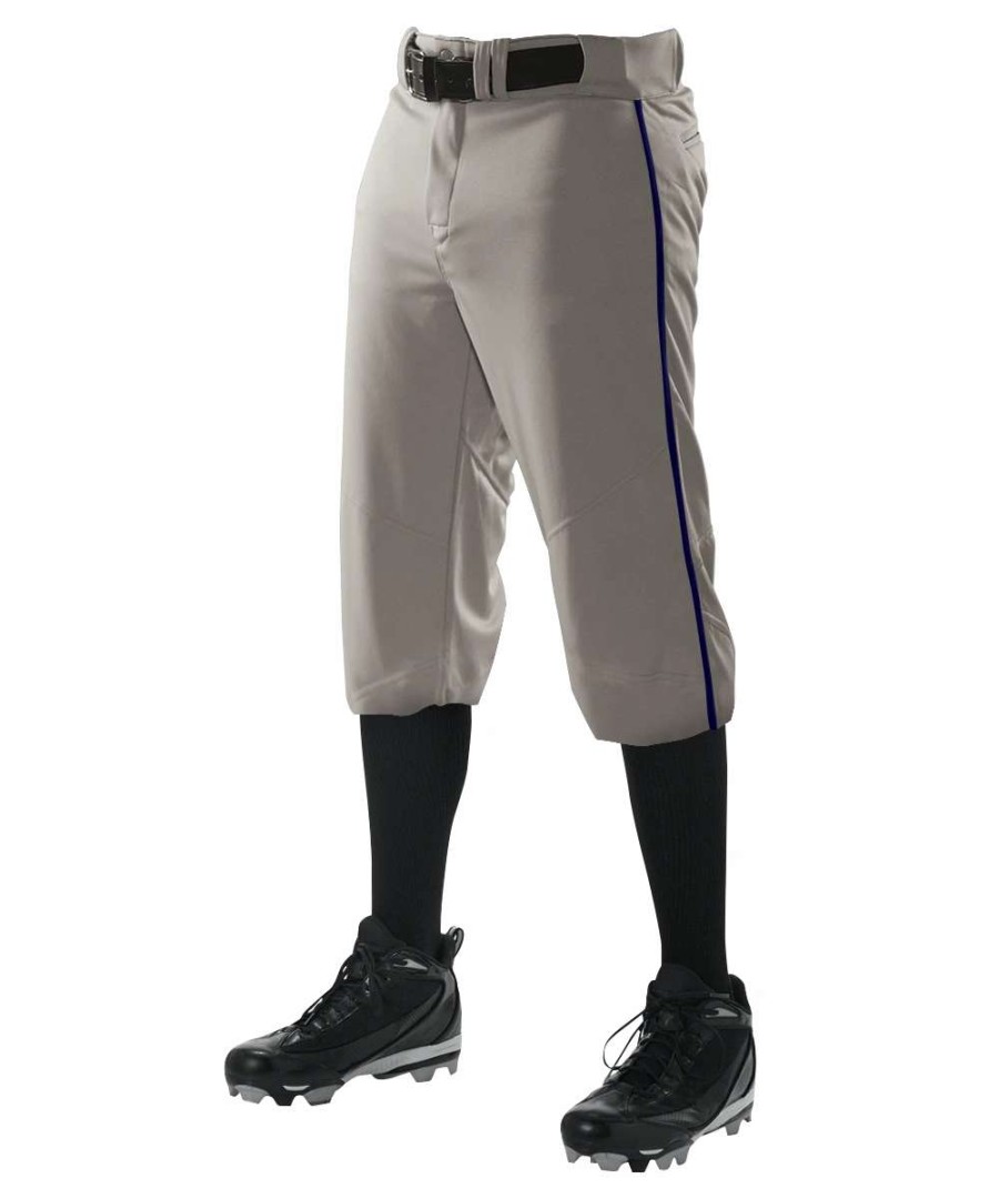 Pants * | Alleson Youth 655Pkby Crush Knicker Braided Baseball Pants