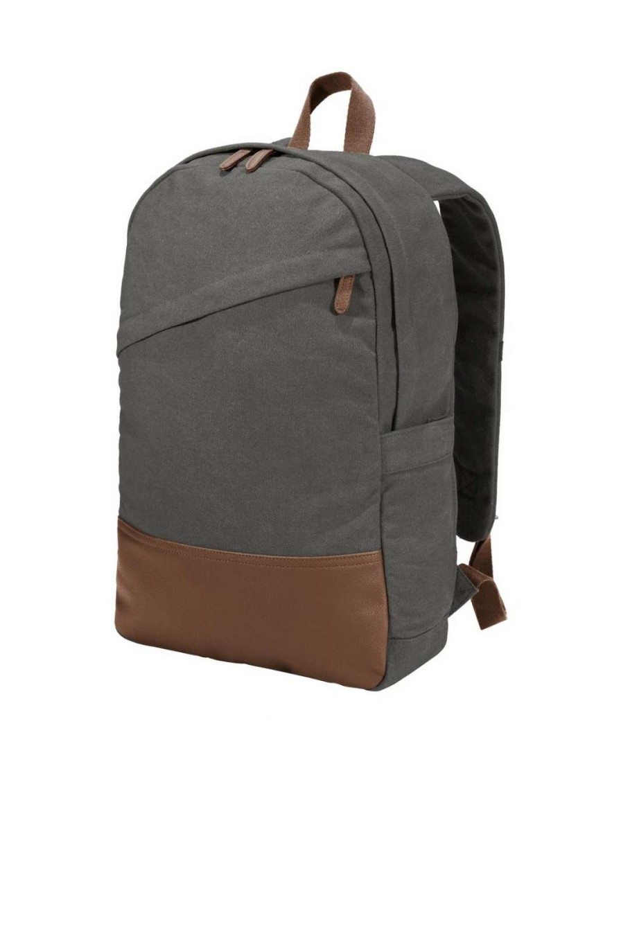 All Purpose Bags & Backpacks * | Port Authority Cotton Canvas Backpack. Bg210