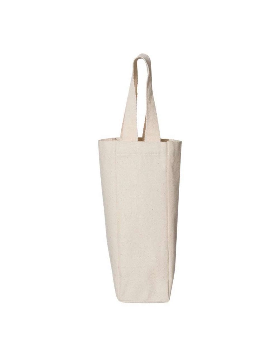 All Purpose Bags & Backpacks * | Oad Single Wine Tote Natural