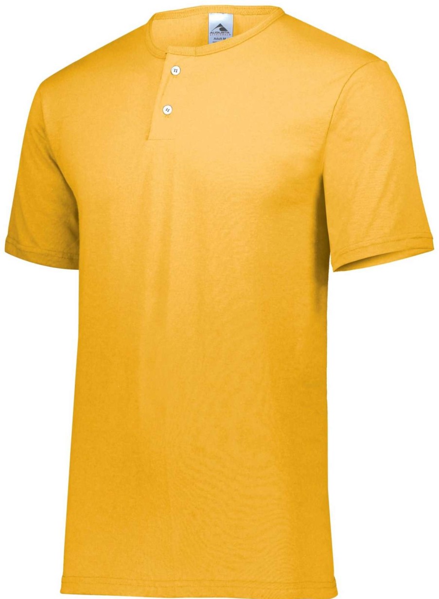 Jerseys * | Augusta Adult Two-Button Baseball Jersey