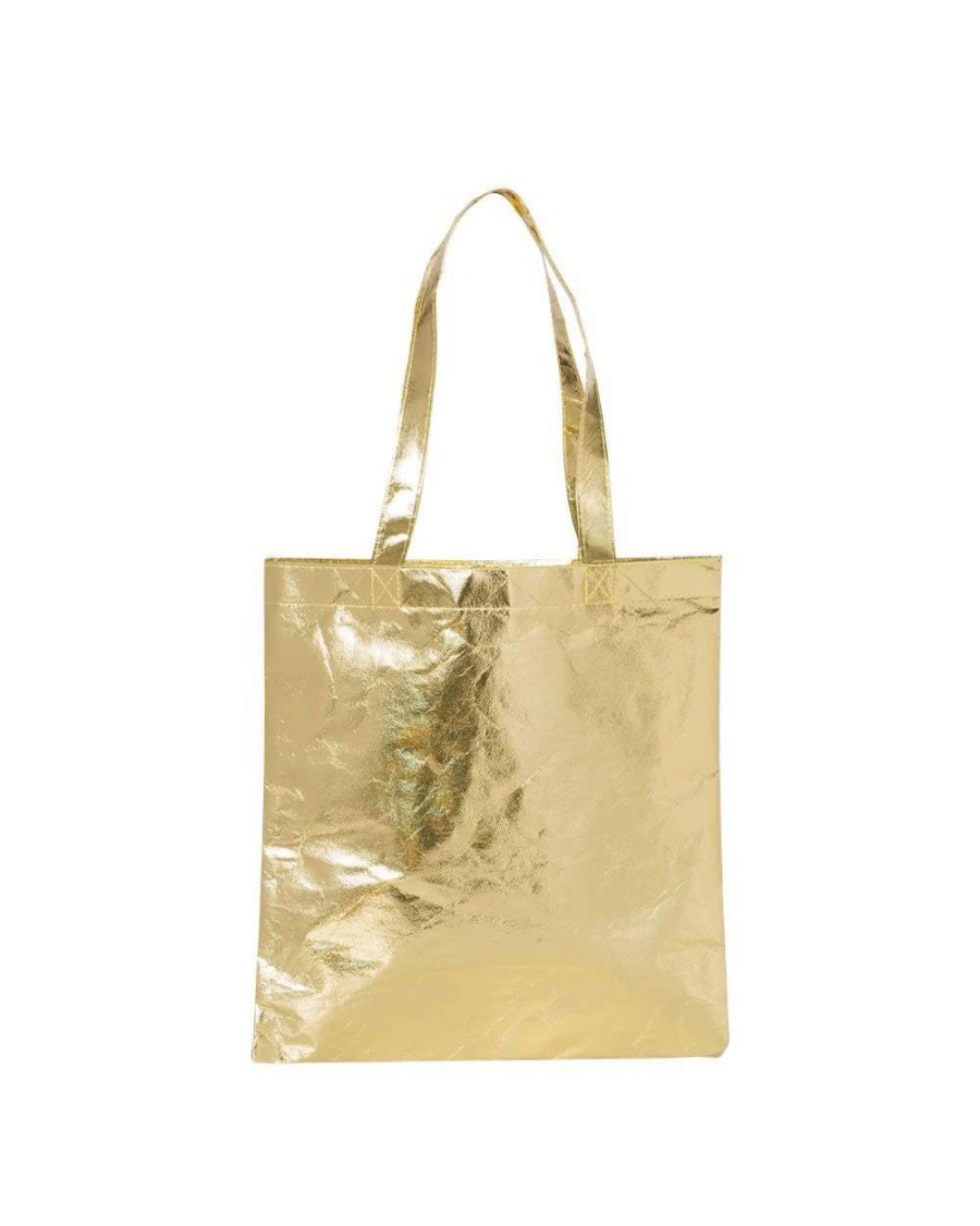 All Purpose Bags & Backpacks * | Liberty Bags Metallic Tote