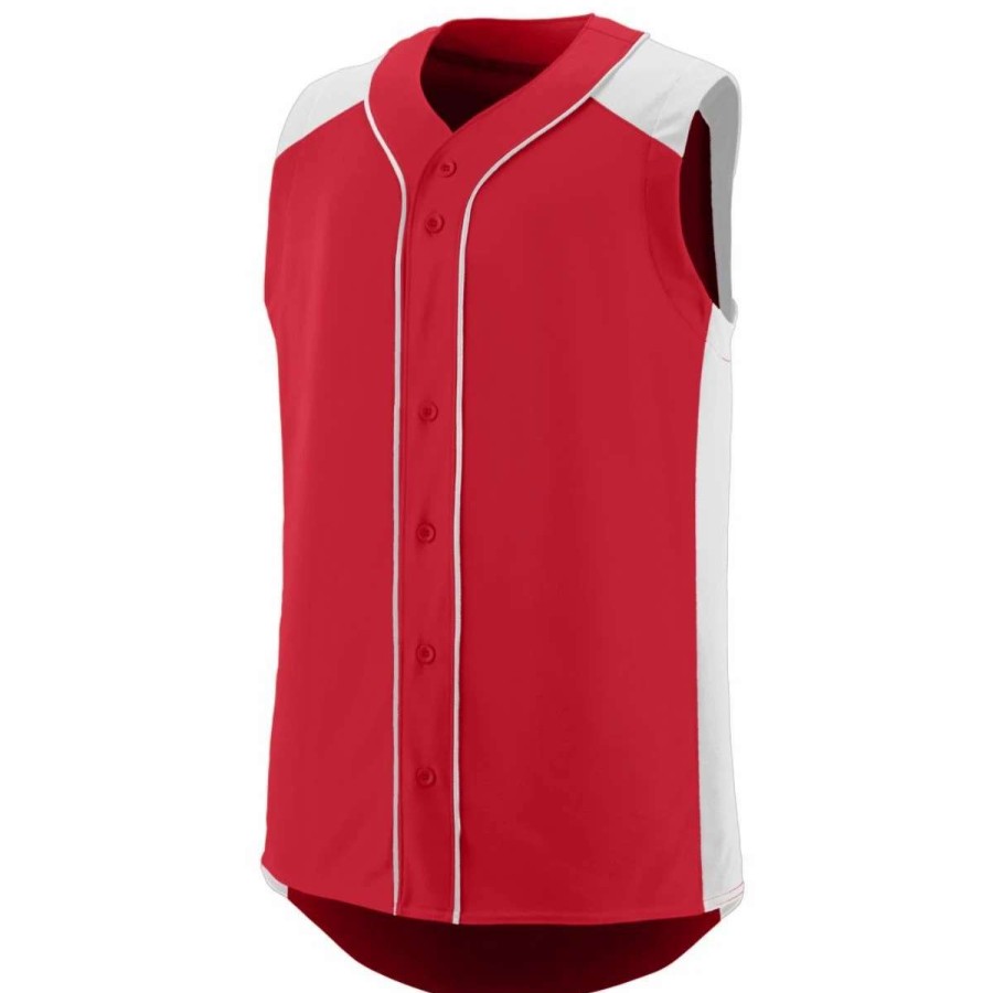 Jerseys * | Augusta Youth Sleeveless Slugger Baseball Jersey