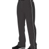 Pants * | Alleson Youth Pwrpby Warp Knit Baseball Pants With Side Braid