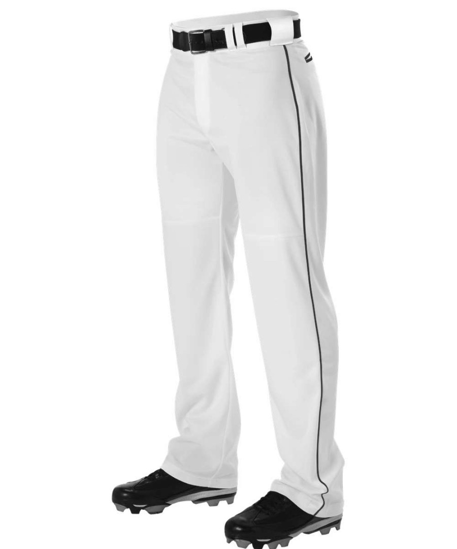 Pants * | Alleson Youth Pwrpby Warp Knit Baseball Pants With Side Braid