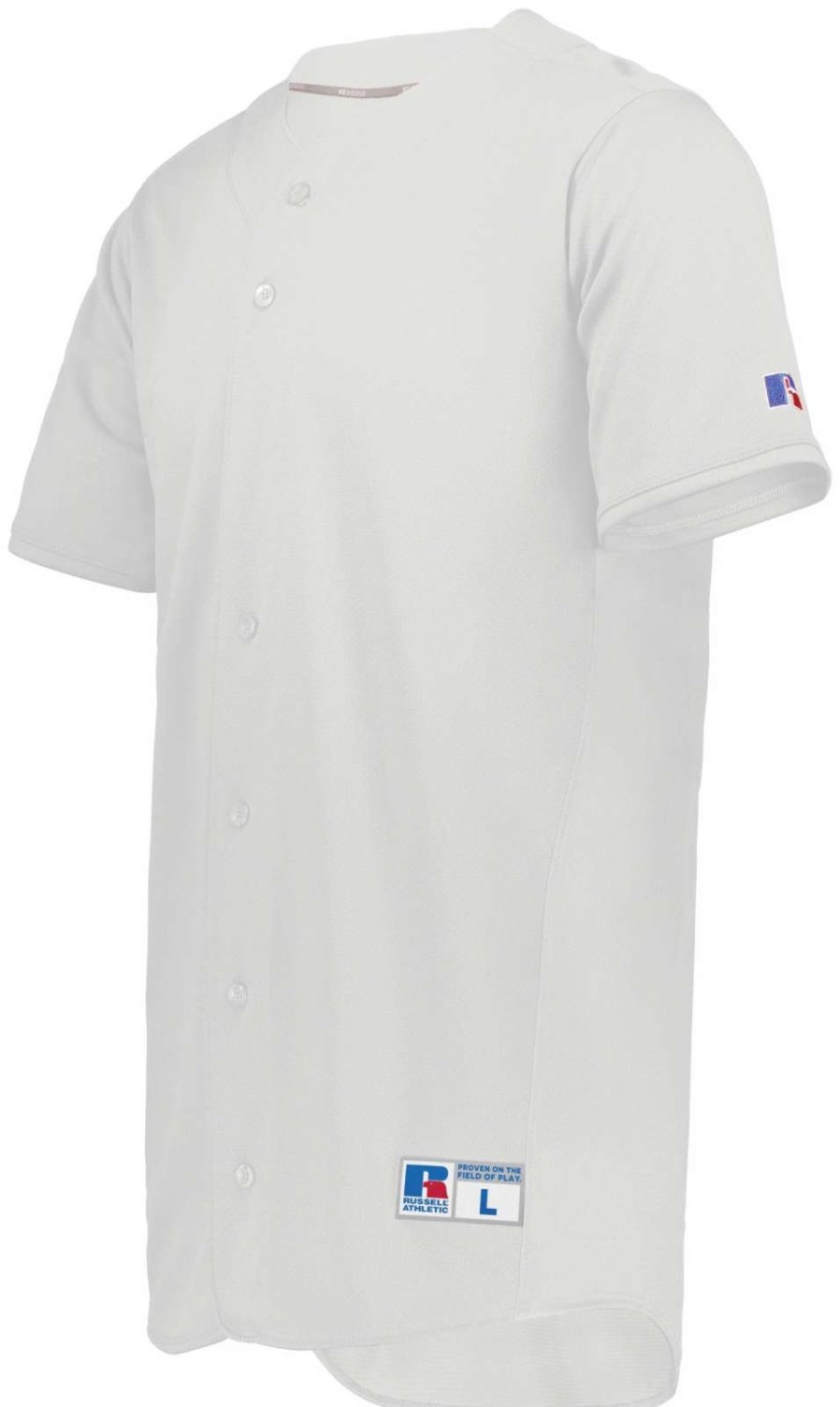 Jerseys * | Russell Team Russell Men'S Five Tool Full-Button Front Baseball Jersey