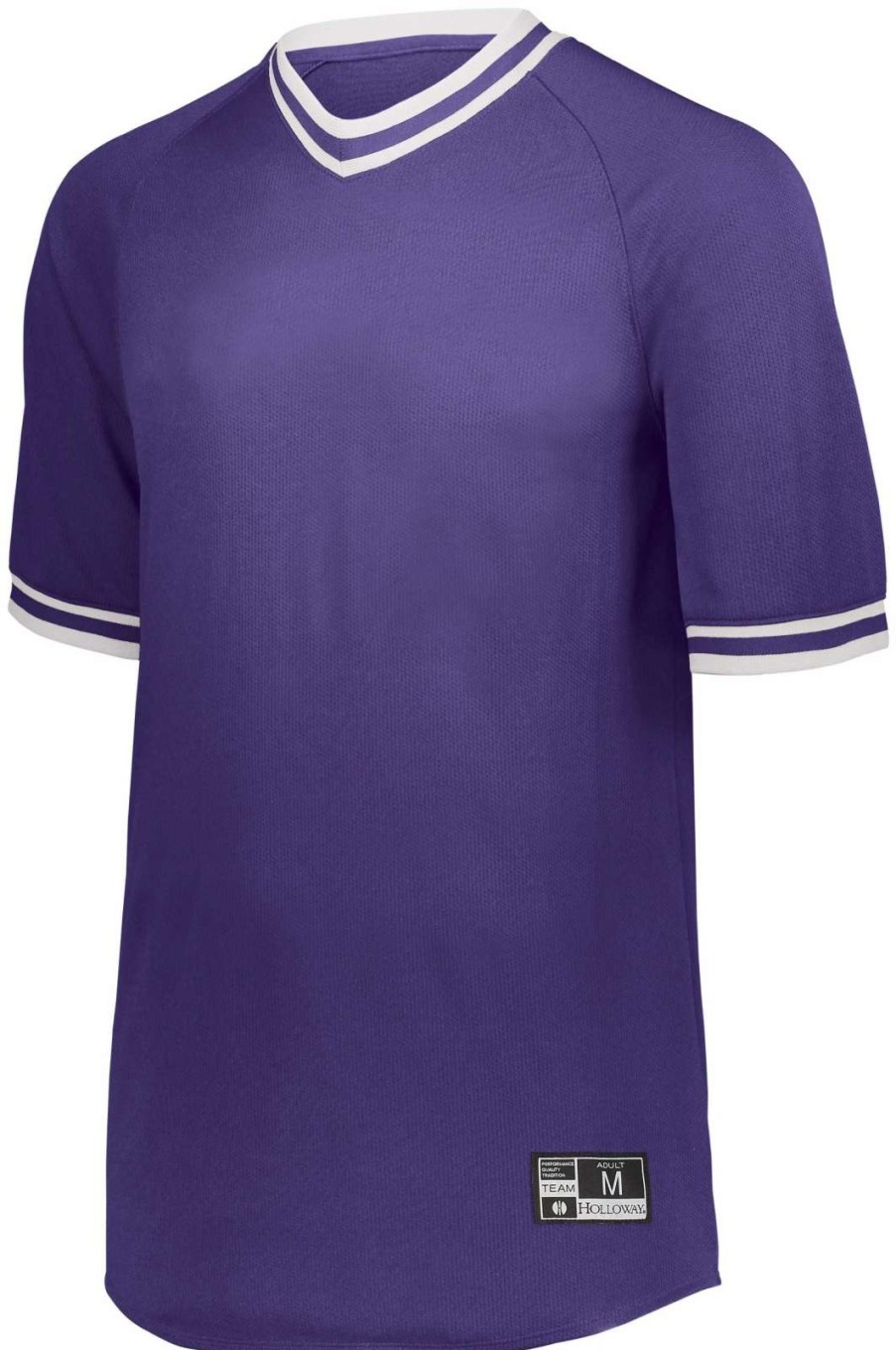 Jerseys * | Holloway Retro V-Neck Baseball Jersey