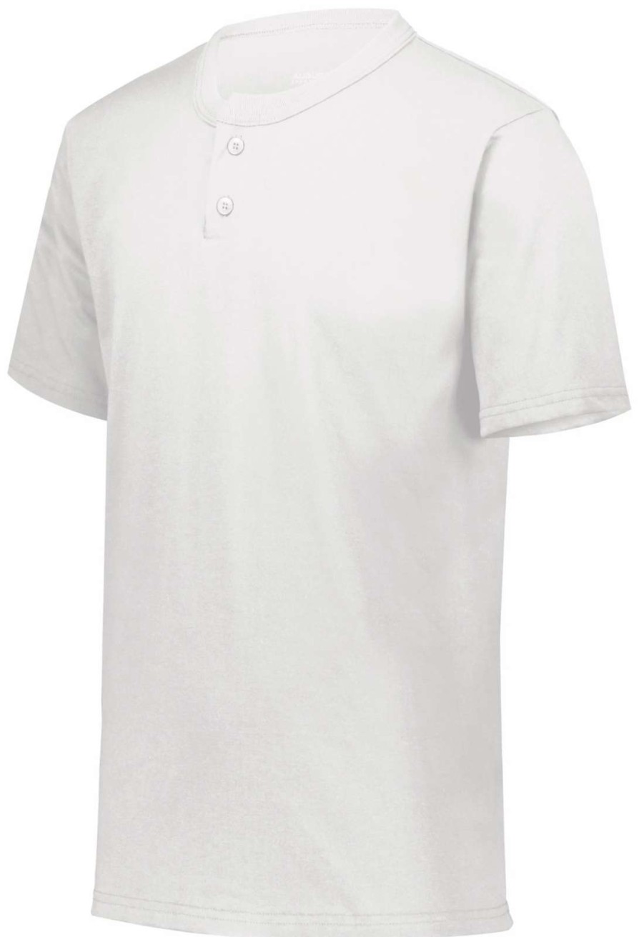 Jerseys * | Augusta Adult Six-Ounce Two-Button Baseball Jersey