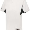 Jerseys * | Holloway Youth Game7 Two-Button Baseball Jersey