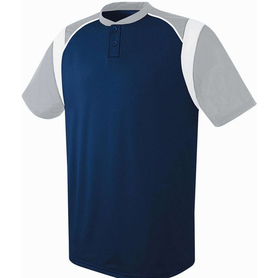 Jerseys * | Augusta Youth Wildcard Two-Button Baseball Jersey