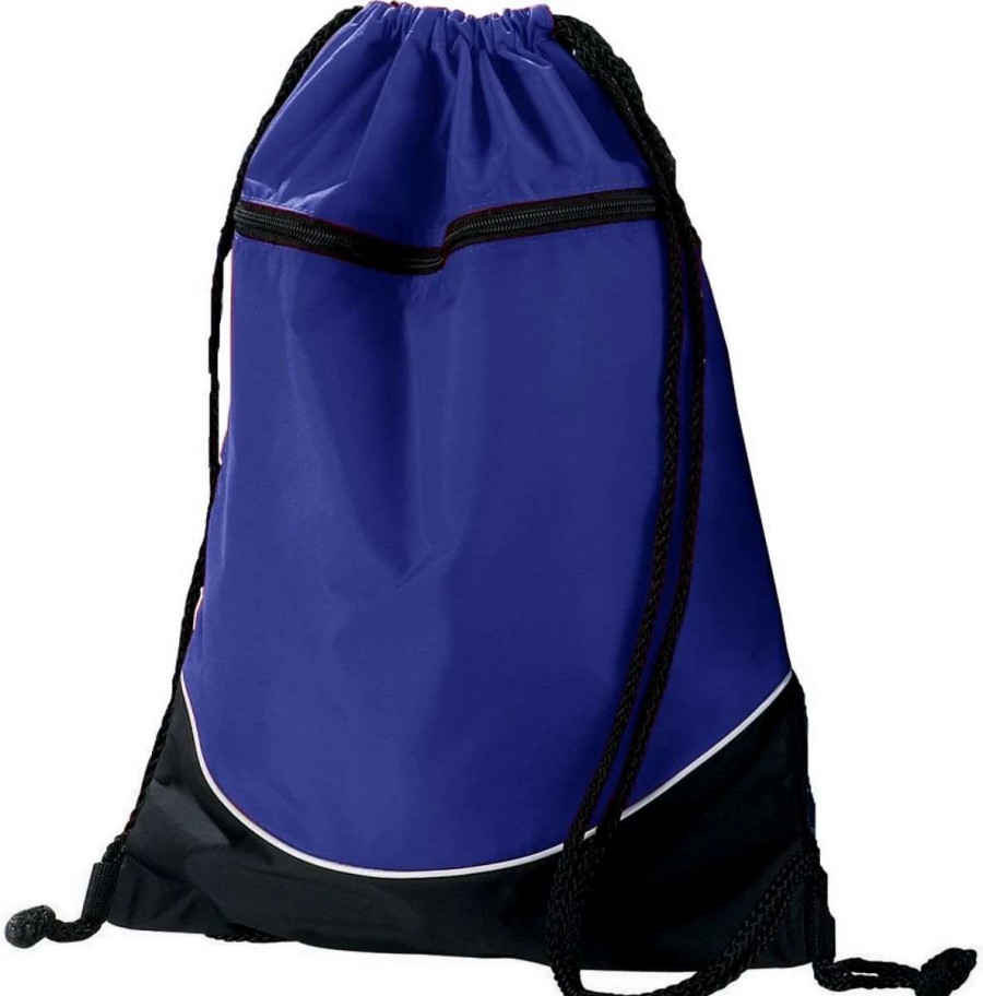 All Purpose Bags & Backpacks * | Augusta Tri-Color Drawstring Backpack