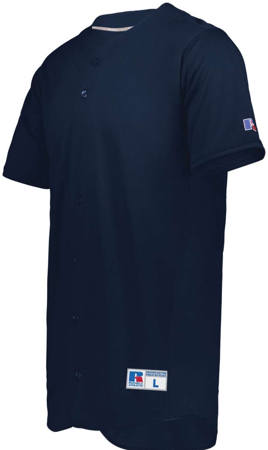 Jerseys * | Russell Team Russell Youth Five Tool Full-Button Front Baseball Jersey