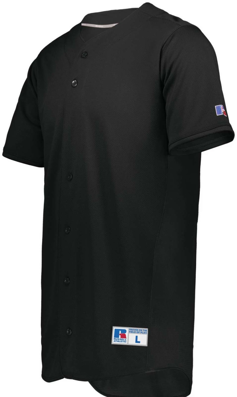 Jerseys * | Russell Team Russell Youth Five Tool Full-Button Front Baseball Jersey