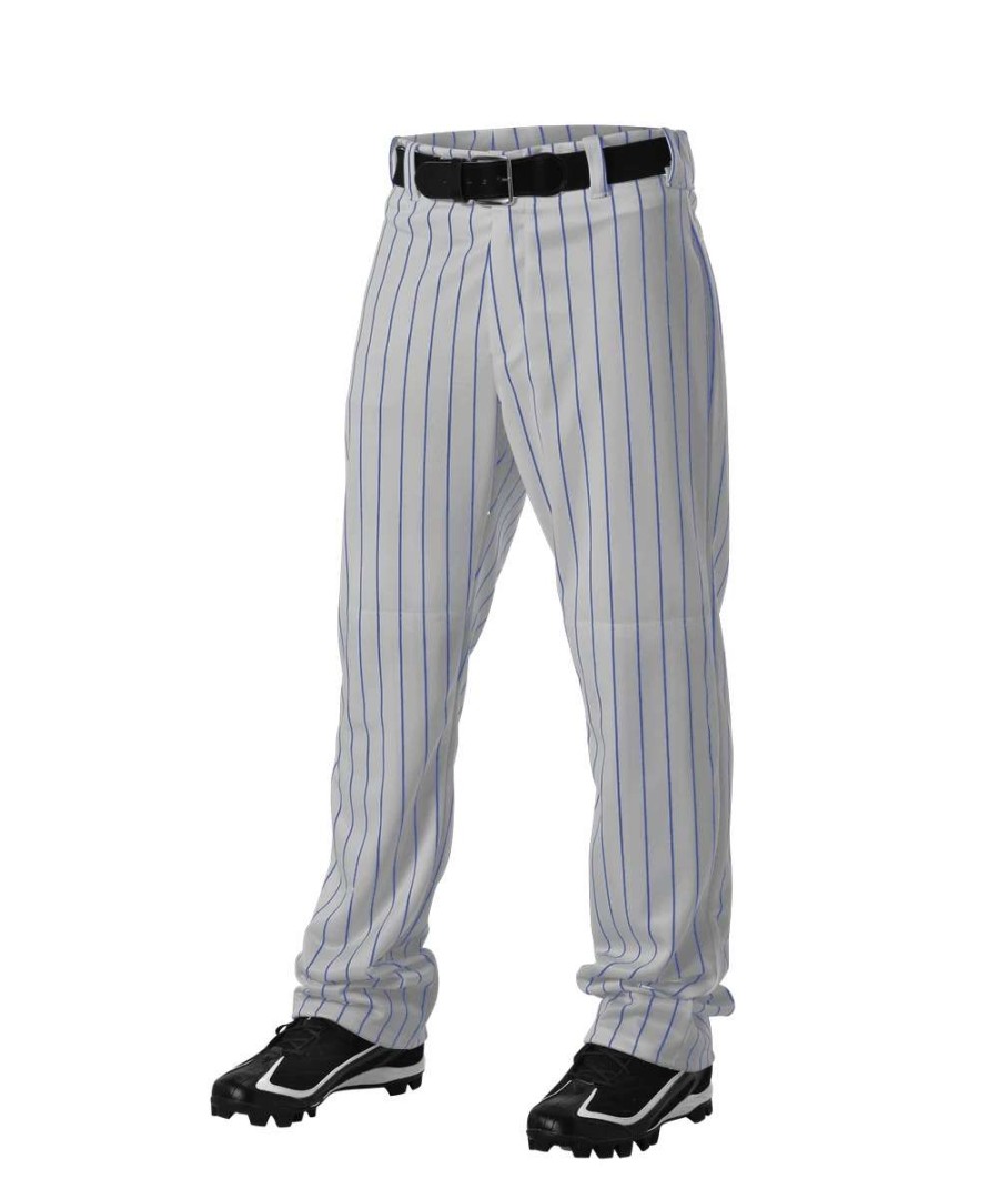 Pants * | Alleson Youth 605Wpny Pinstripe Baseball Pants