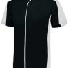 Jerseys * | Augusta Adult Full-Button Baseball Jersey