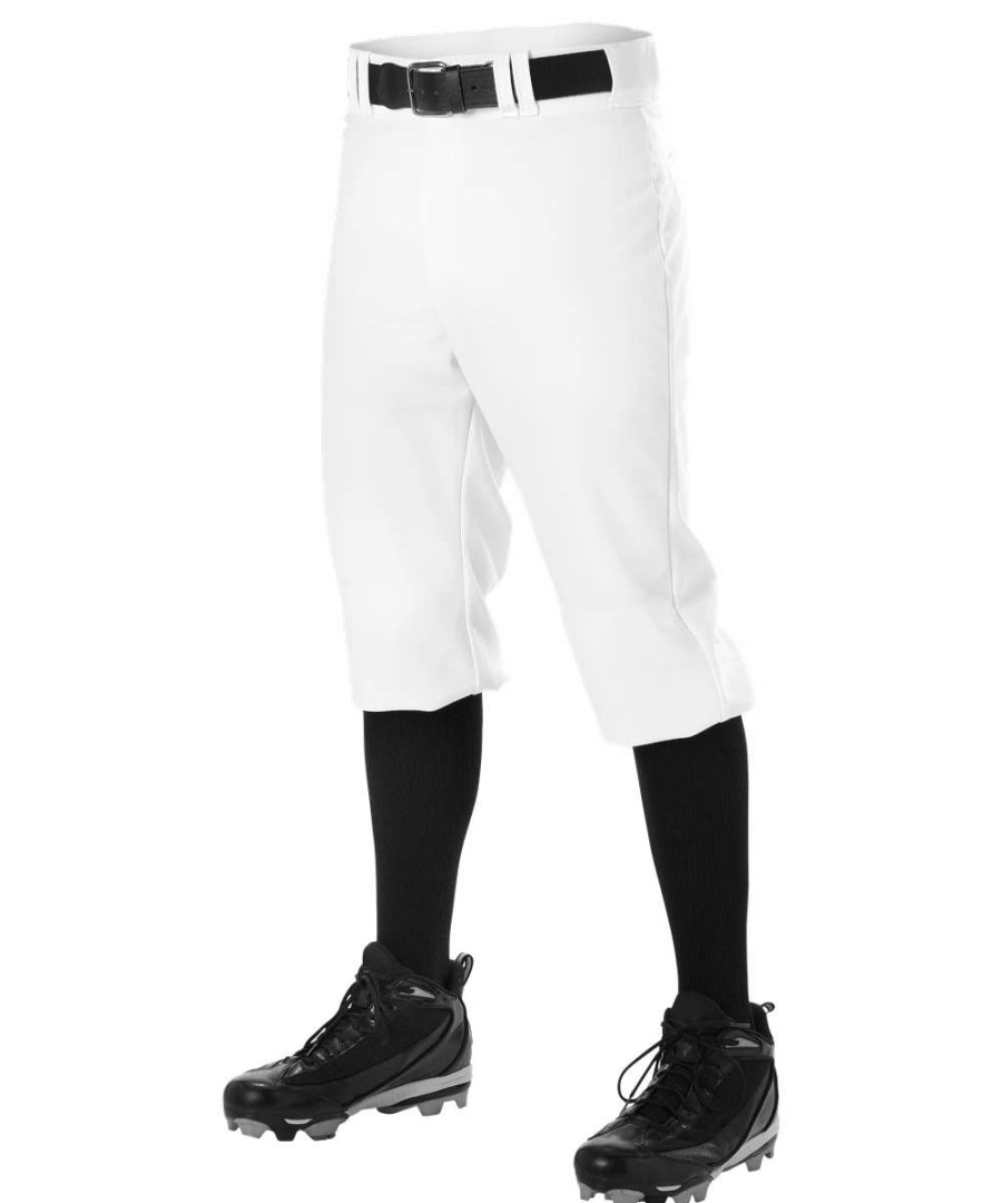 Pants * | Alleson Men'S Pwrpkp Knicker Pro Warp Knit Baseball Pants