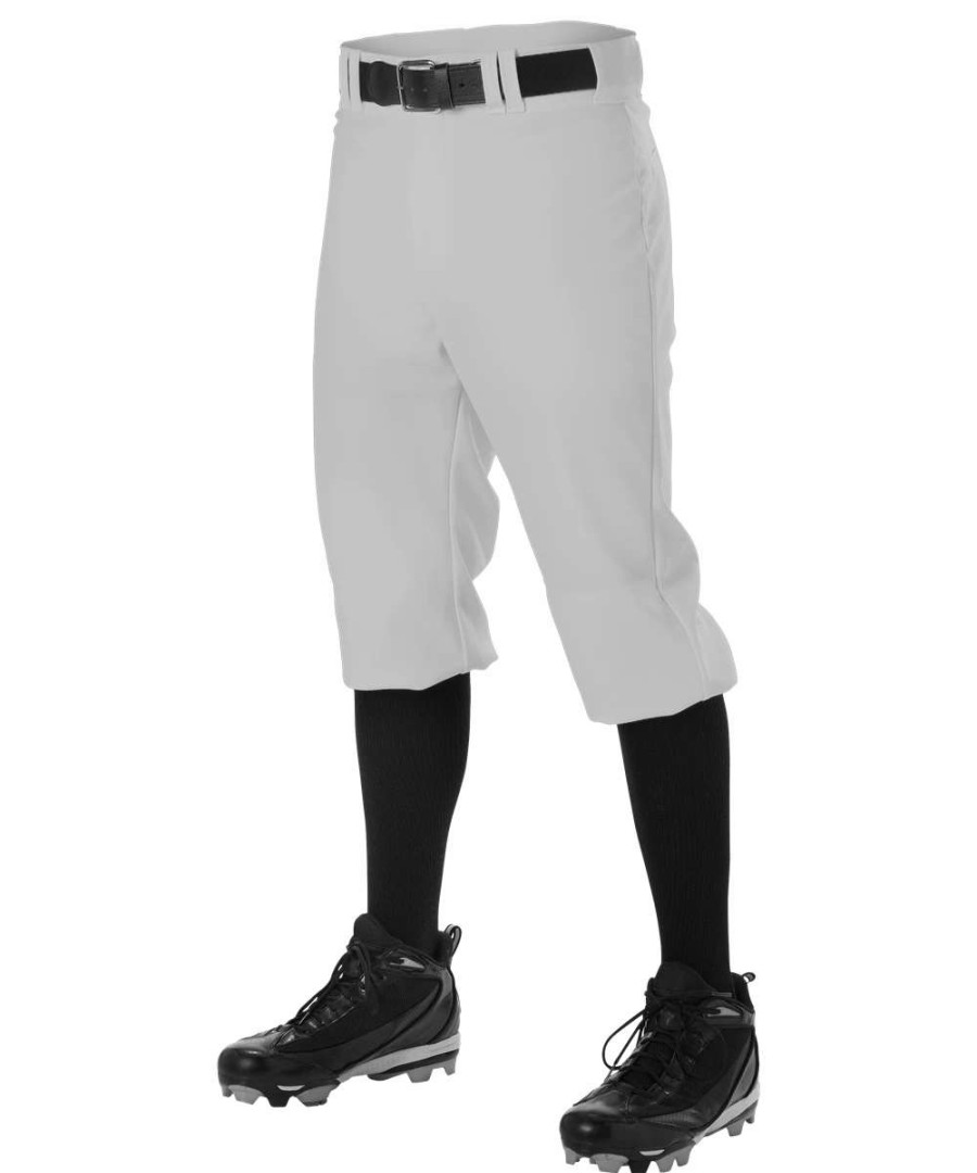 Pants * | Alleson Men'S Pwrpkp Knicker Pro Warp Knit Baseball Pants