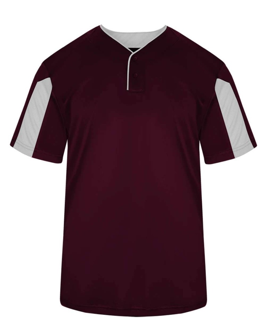 Jerseys * | Badger Youth Striker Placket