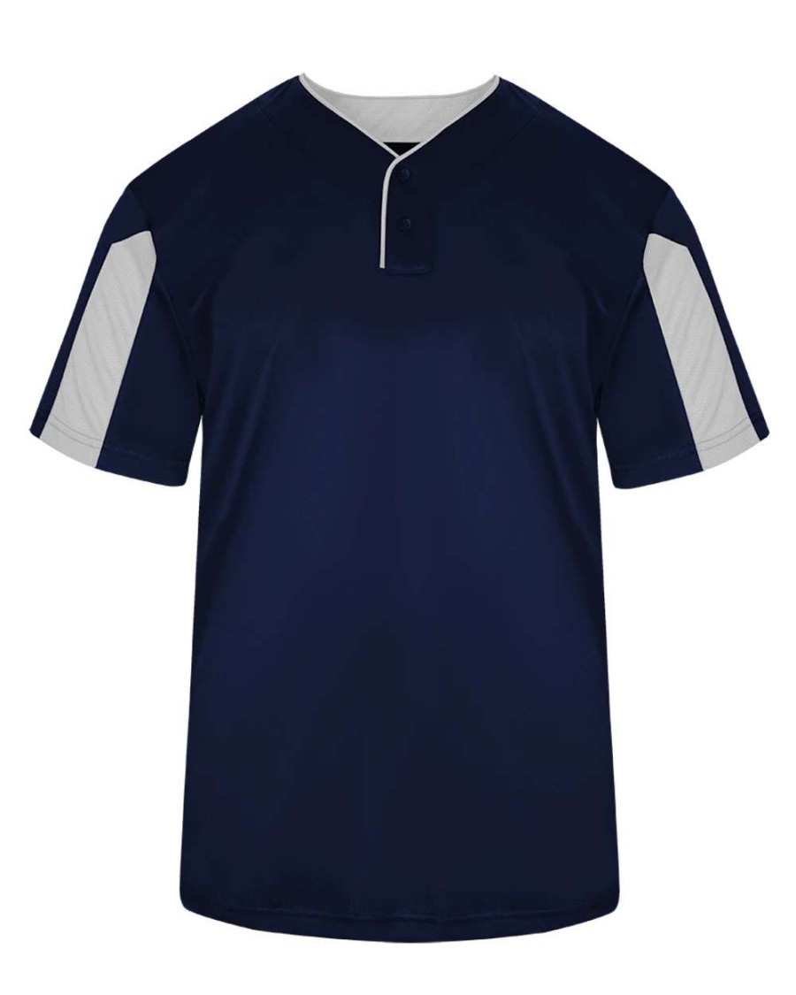 Jerseys * | Badger Youth Striker Placket