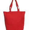 All Purpose Bags & Backpacks * | Liberty Bags Allison Cotton Canvas Tote Natural