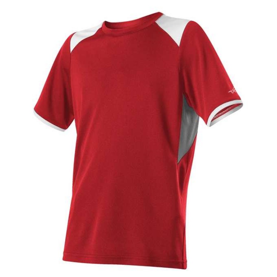 Jerseys * | Alleson Adult Baseball Jersey Crew Neck