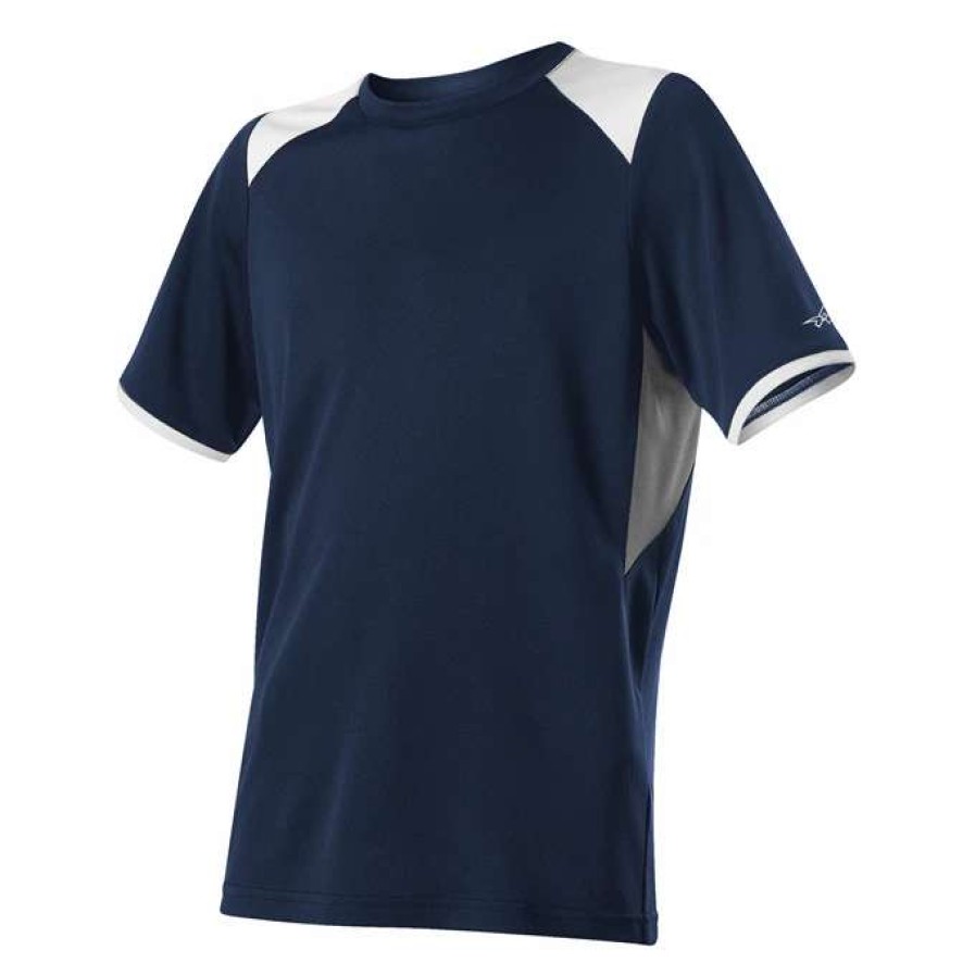 Jerseys * | Alleson Adult Baseball Jersey Crew Neck