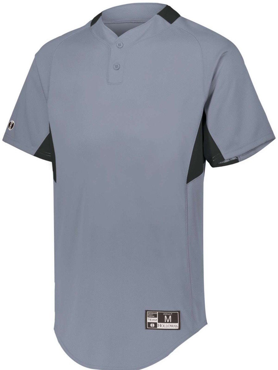 Jerseys * | Holloway Game7 Two-Button Baseball Jersey 2 Of 2