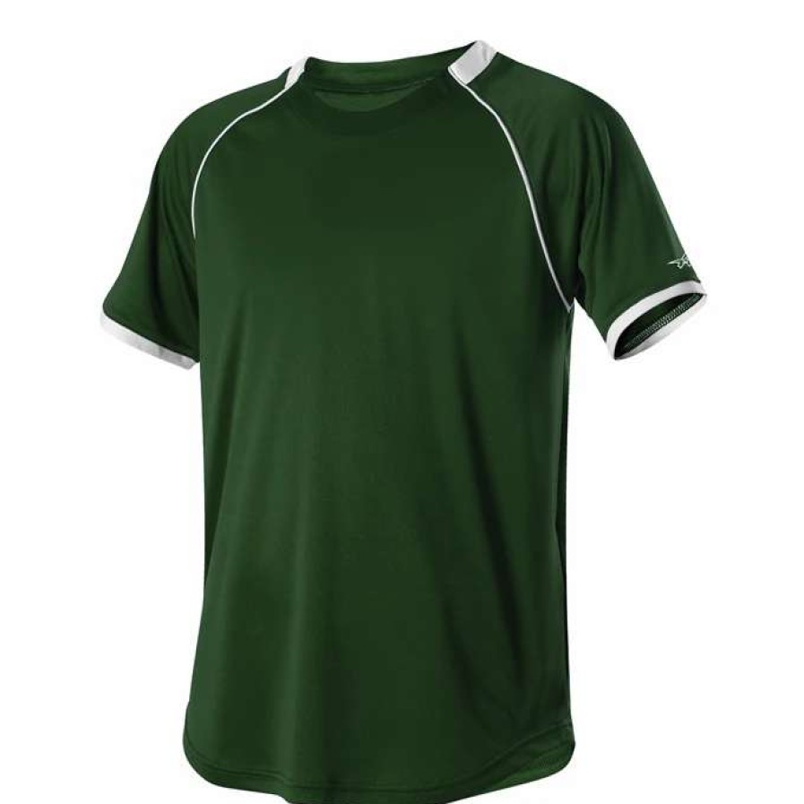 Jerseys * | Alleson Youth Baseball Jersey Crew Neck