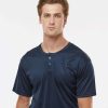 Jerseys * | Alleson Men'S Athletic B-Core Placket Jersey