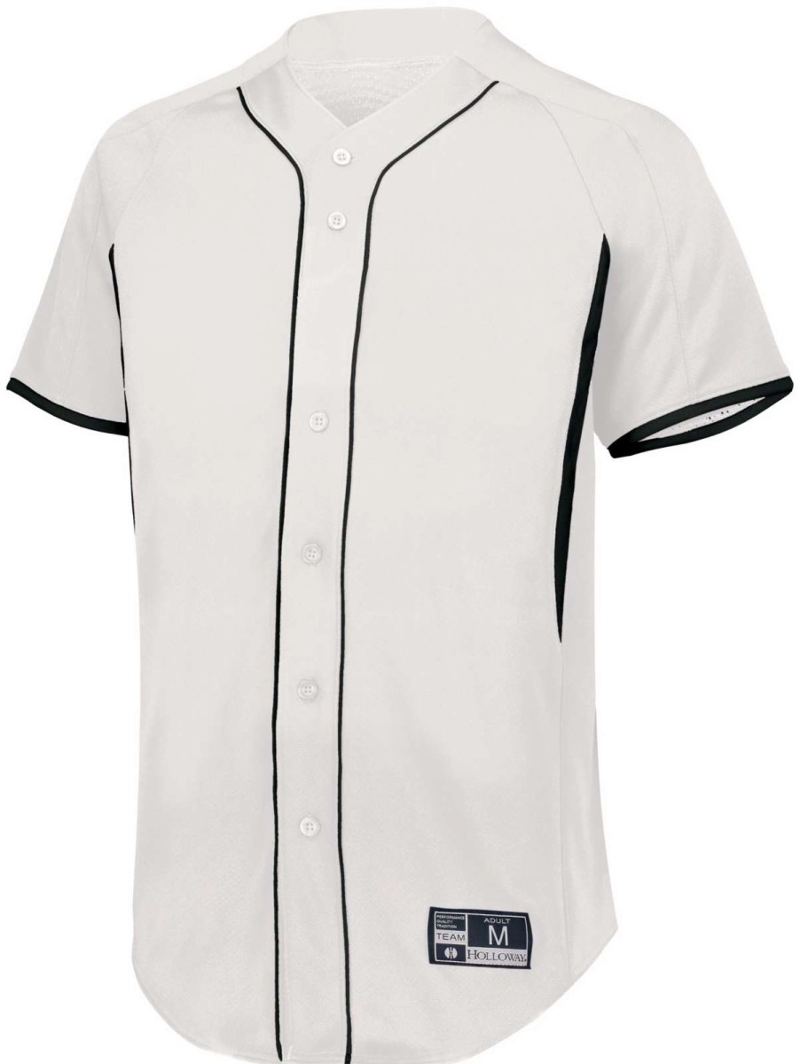 Jerseys * | Holloway Youth Game7 Full-Button Baseball Jersey