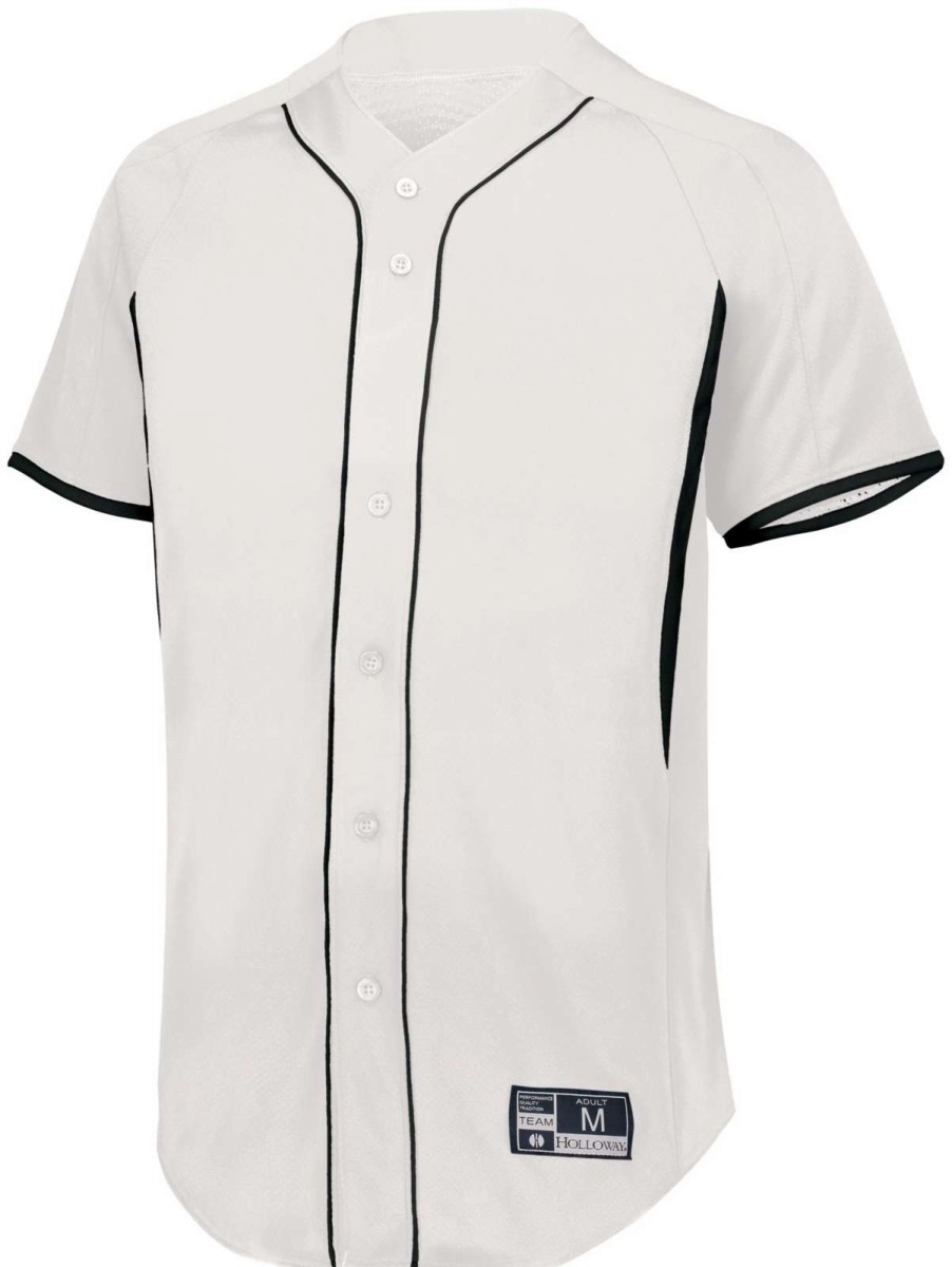 Jerseys * | Holloway Game7 Full-Button Baseball Jersey