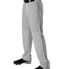 Pants * | Alleson Men'S 605Wlb Baseball Pants With Braid