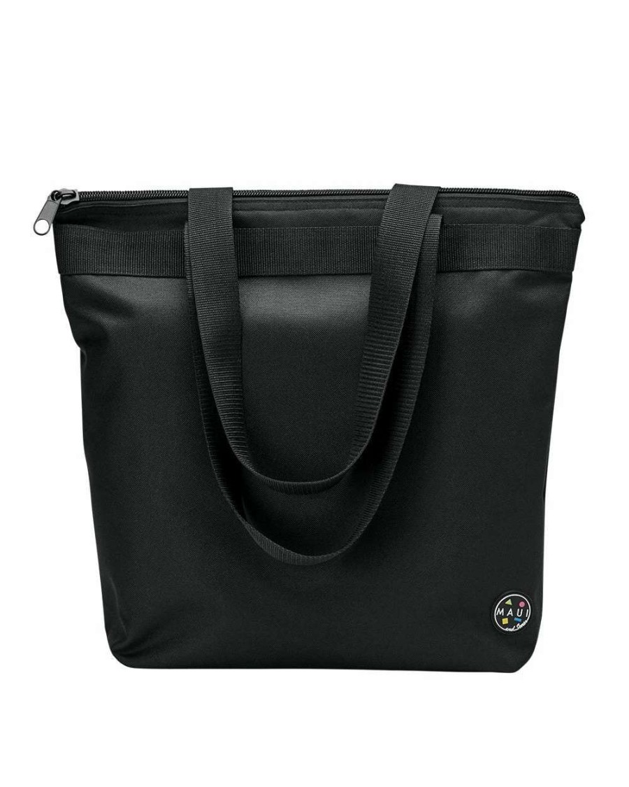 All Purpose Bags & Backpacks * | Maui And Sons Classic Beach Tote Black