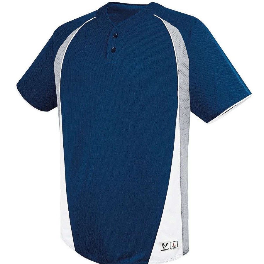 Jerseys * | Augusta Youth Ace Two-Button Baseball Jersey