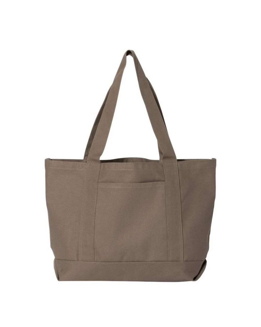 All Purpose Bags & Backpacks * | Liberty Bags Pigment-Dyed Premium Canvas Tote Bag