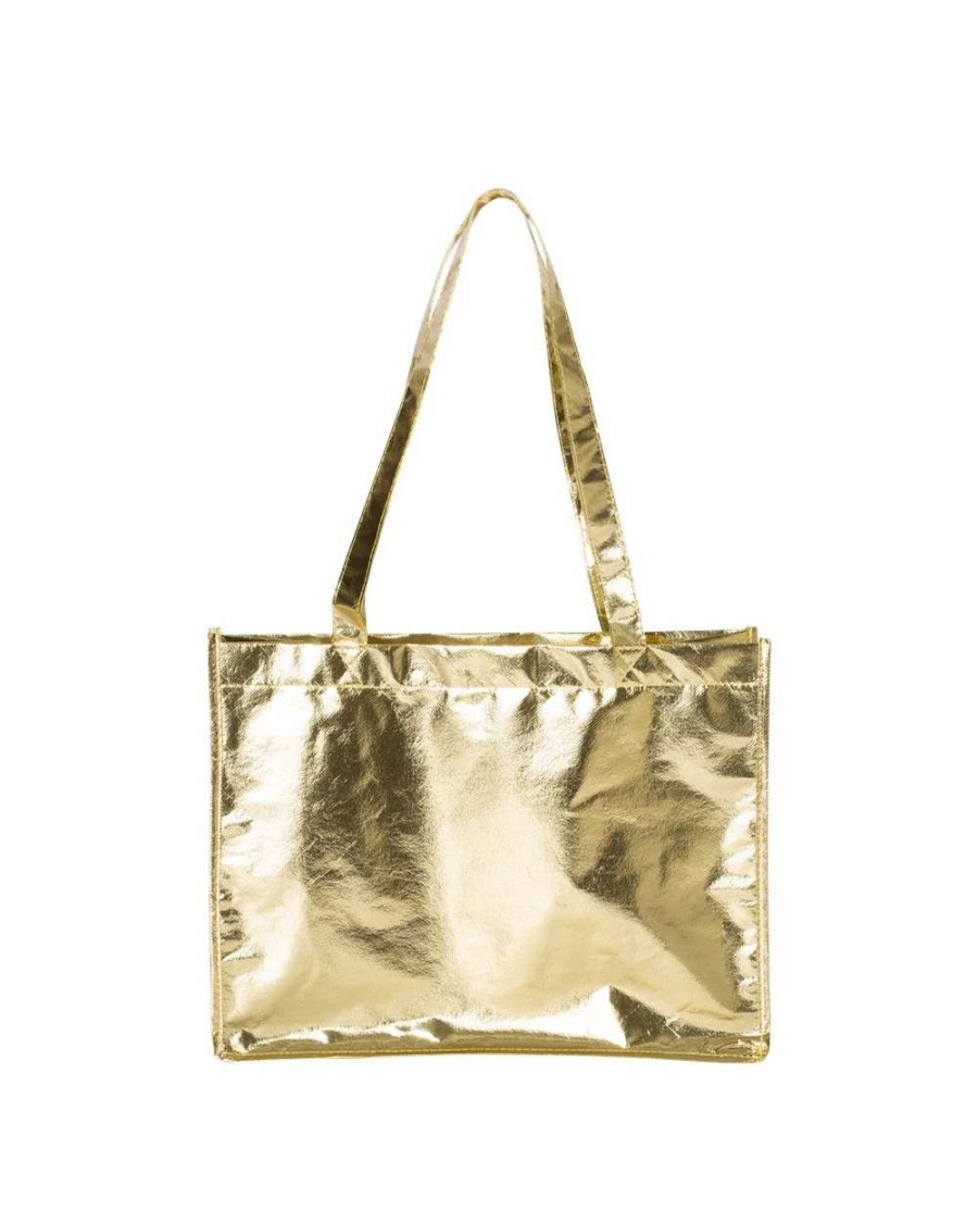 All Purpose Bags & Backpacks * | Liberty Bags Metallic Large Tote