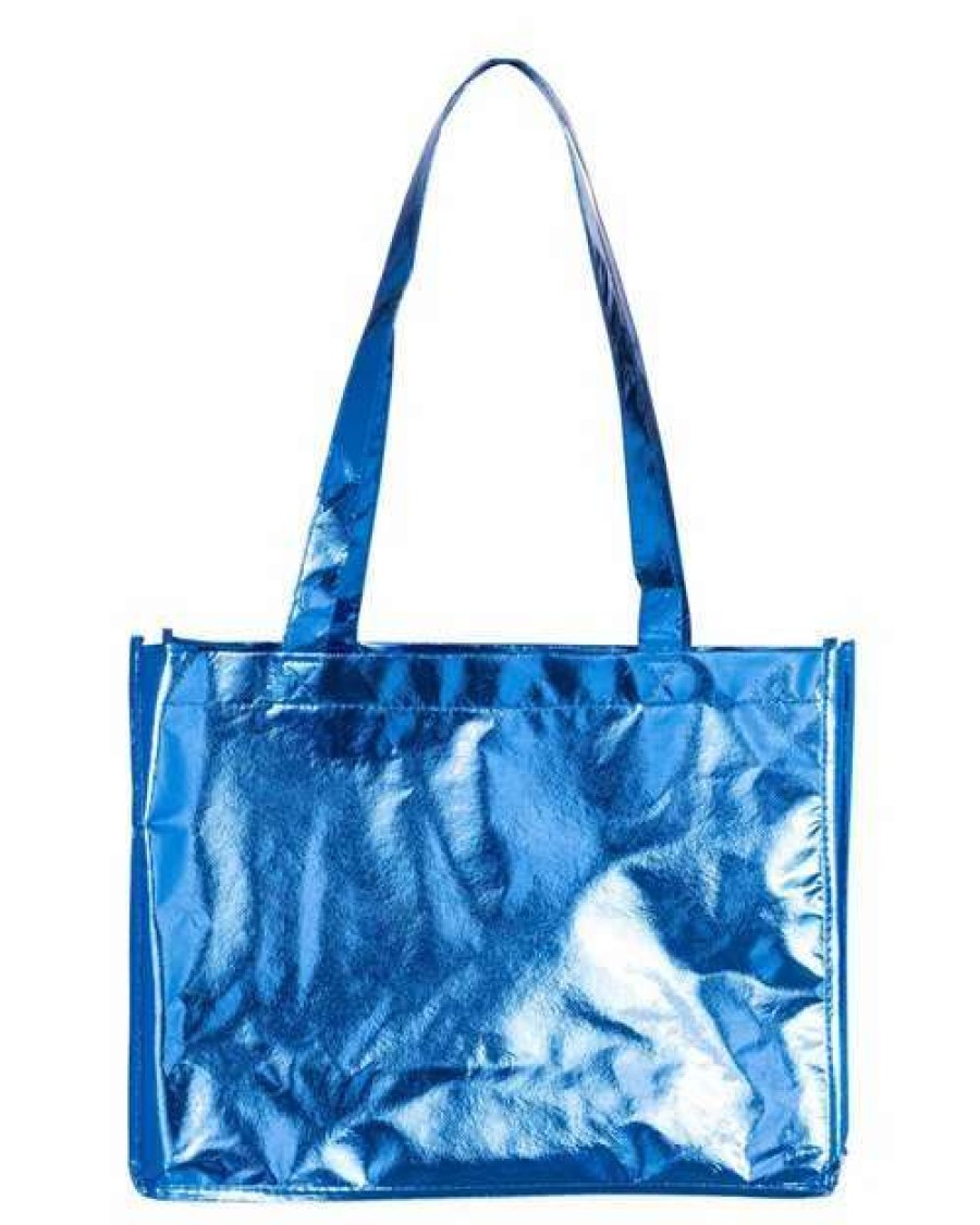 All Purpose Bags & Backpacks * | Liberty Bags Metallic Large Tote