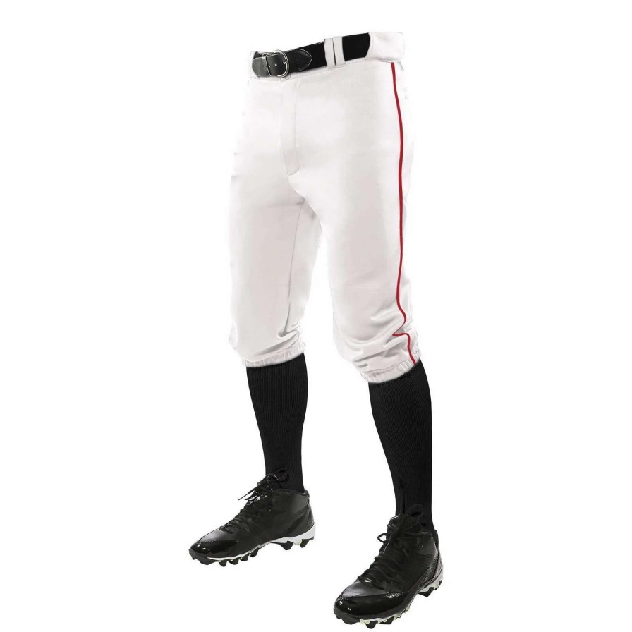 Pants * | Champro Men'S Triple Crown Knicker Baseball Pants With Braid