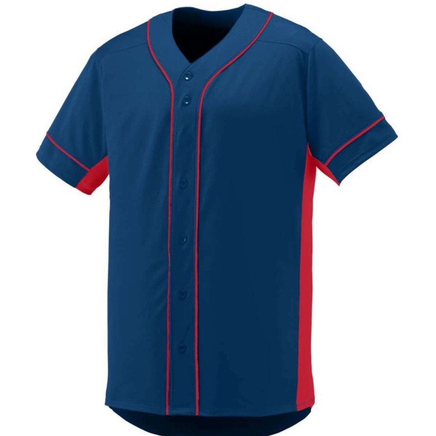 Jerseys * | Augusta Adult Slugger Baseball Jersey