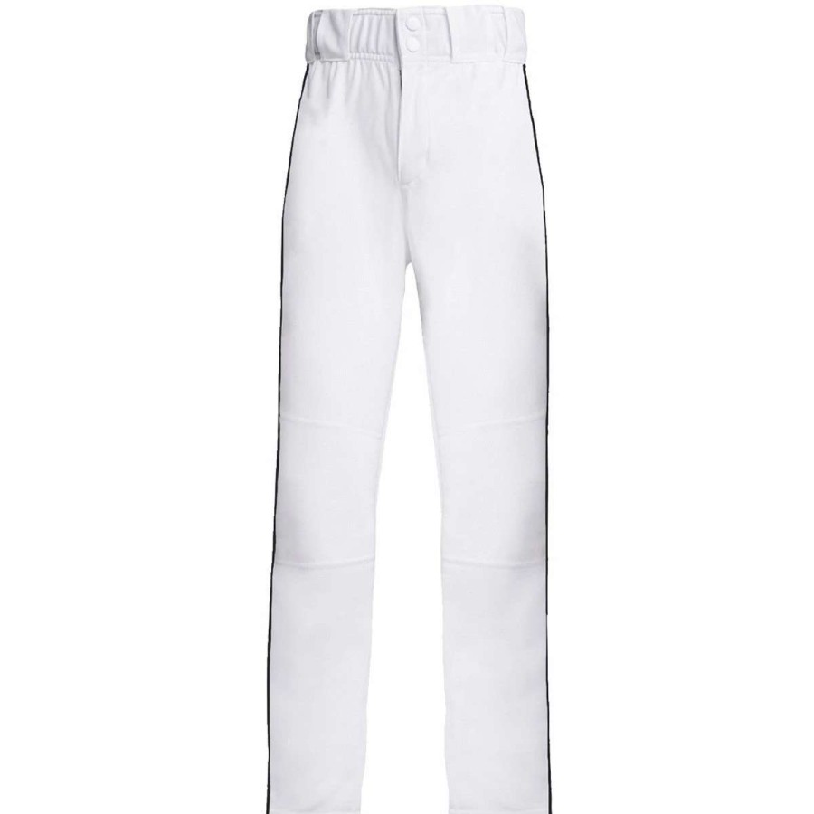 Pants * | Adidas Youth Icon Pro Open-Hem Baseball Pants With Piping