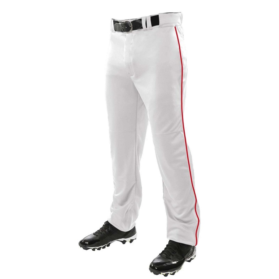 Pants * | Champro Youth Triple Crown Open Bottom Baseball Pant With Piping