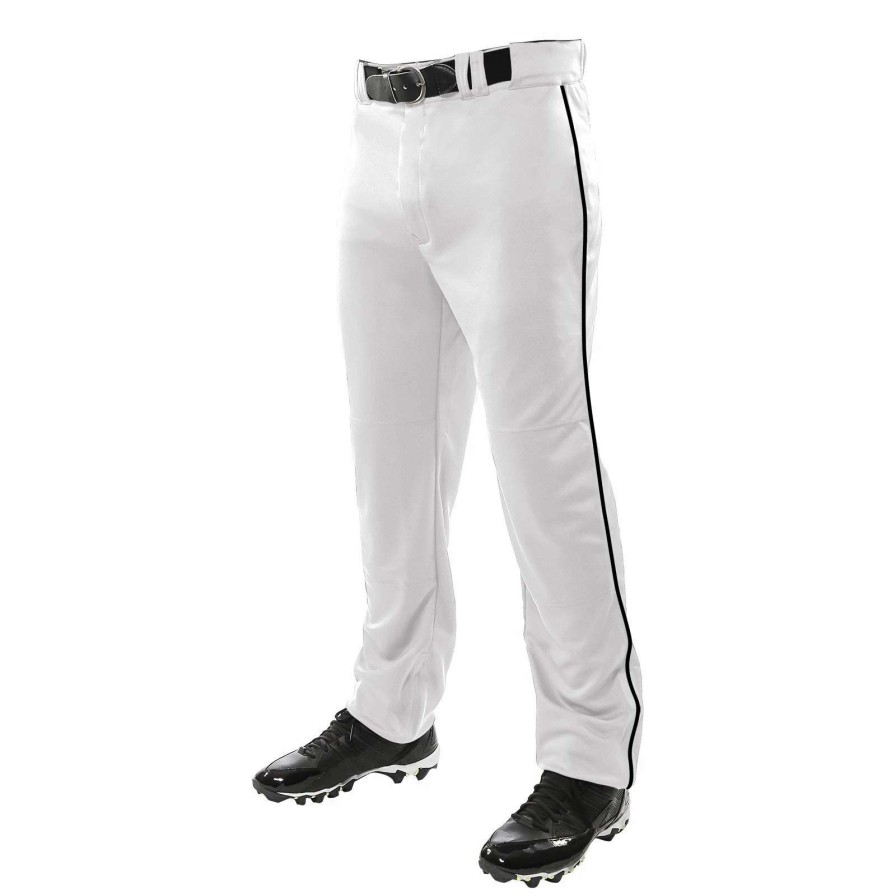 Pants * | Champro Men'S Triple Crown Open Bottom Baseball Pant With Piping