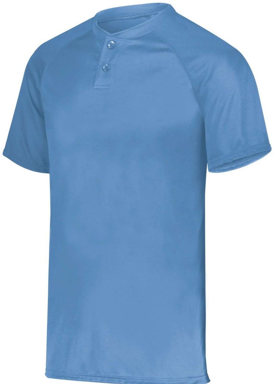 Jerseys * | Augusta Attain Wicking Two-Button Baseball Jersey 2 Of 2