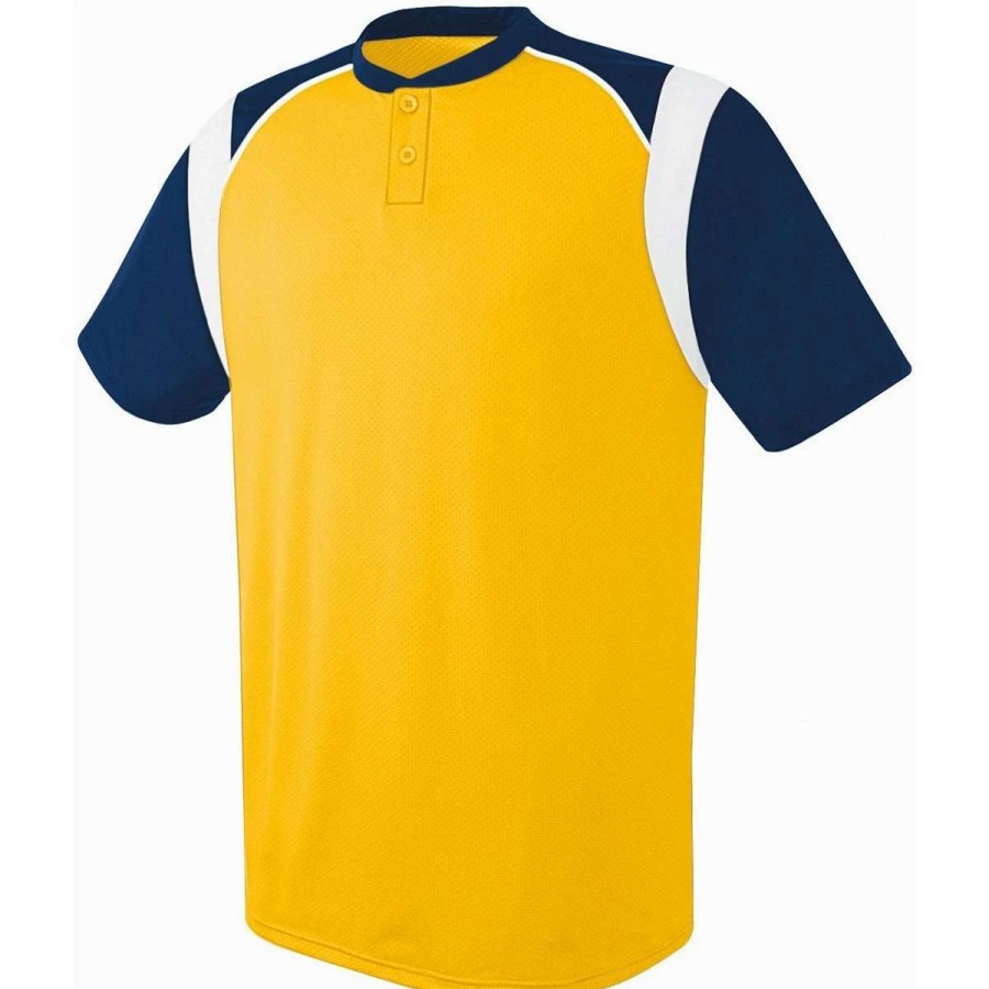 Jerseys * | Augusta Wildcard Two-Button Adult Baseball Jersey