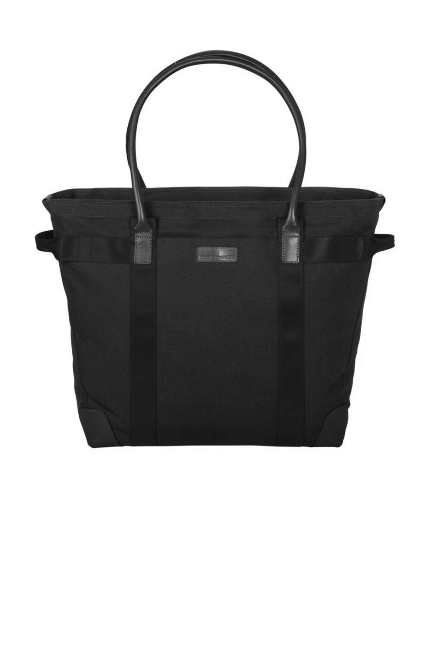 All Purpose Bags & Backpacks * | Brooks Brothers Wells Laptop Tote Bb18840 Black