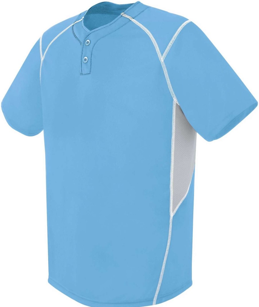 Jerseys * | Augusta Bandit Two-Button Adult Baseball Jersey