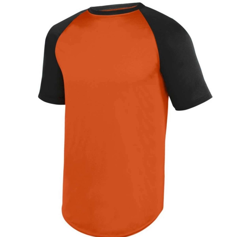 Jerseys * | Augusta 1509 Youth Wicking Short Sleeve Baseball Jersey